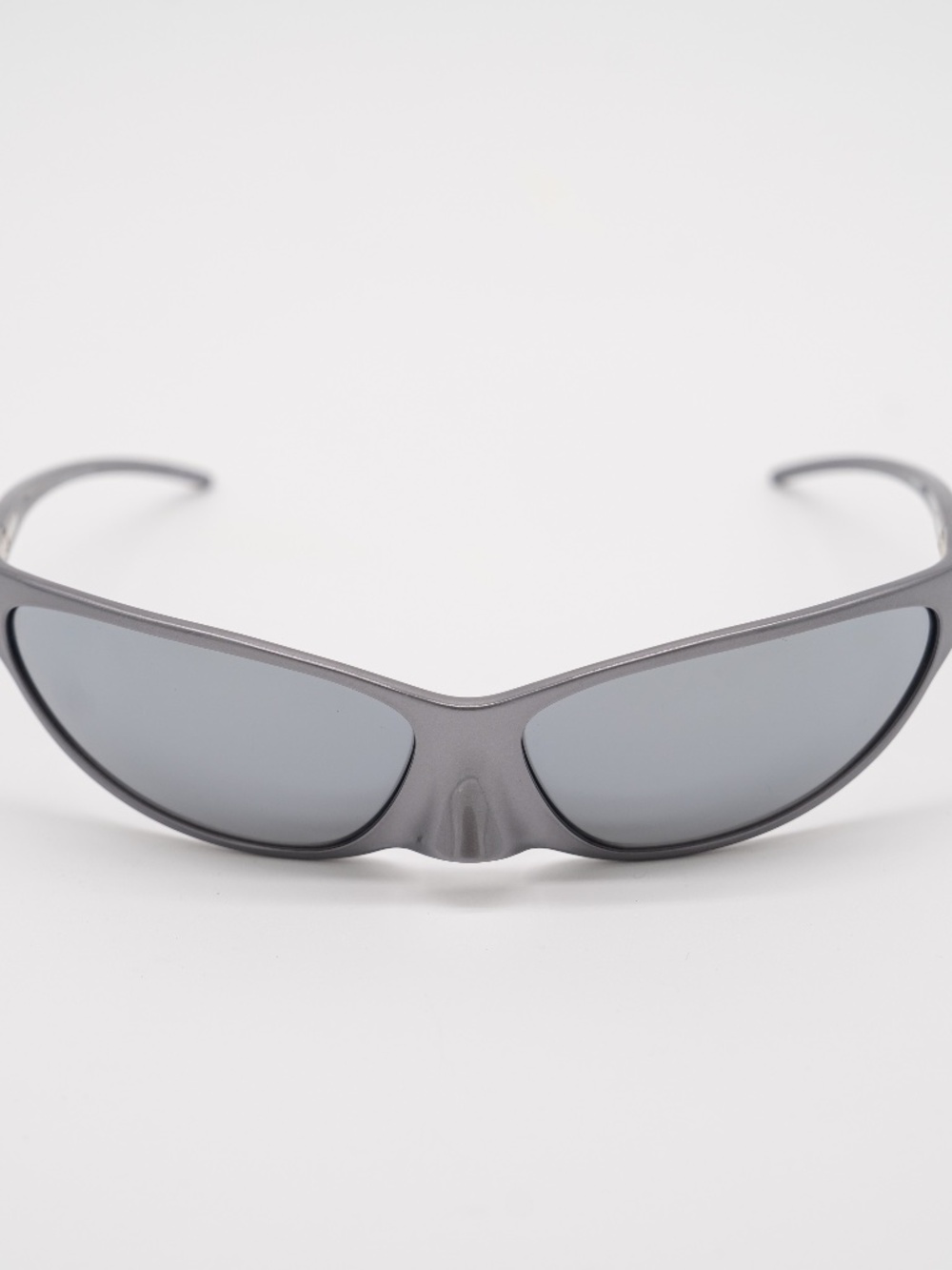 Balenciaga 4G Cat Shield Frame Aluminium Sunglasses BB0349S Grey